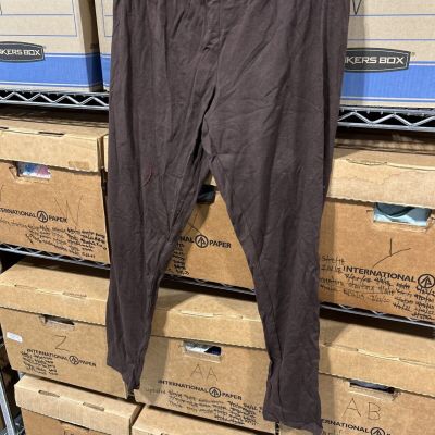 NEW No Boundaries Capri Length Brown Leggings Jr Women's Size XL 3b